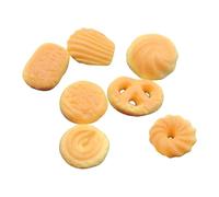 idqwsswt Decorazione per casa delle bambole, set di biscotti minuscoli, accessorio indispensabile per deliziare lo spazio della mini cucina, con pezzi