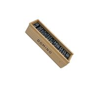 idqwsswt Divertente set di portatile con custodia in legno, classico gioco da tavolo per viaggiare che stimola la comunicazione e il pensiero strategico. con