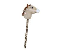 idqwsswt Giocattolo a forma di cavallo su bastone che migliora le capacità di equilibrio dei bambini attraverso il divertimento. Leggero e per avventure o , Beige , 70x30cm