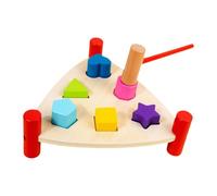 idqwsswt Il banco da martellamento in legno offre un gioco,Triangolo