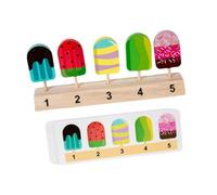 idqwsswt Il set di giocattoli in legno per gelato ispira i,Stile A | attraverso esperienze di gioco di ruolo che incoraggiano lo sviluppo delle competenze aziendali. Il set per gelato sviluppa