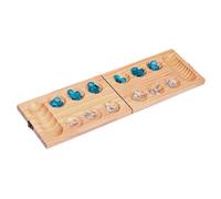 idqwsswt Il set di giochi da tavolo classici di strategia Mancala combina divertimento e valore educativo in un Per unico pacchetto portatile. Il gioco da