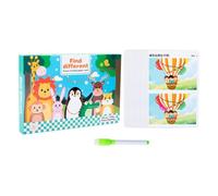 idqwsswt Innovativo giocattolo didattico per bambini Gioco divertente di ricerca e differenze Attività per migliorare l'attenzione e le abilità Giocattolo