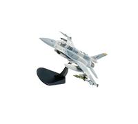 idqwsswt Modello di aereo pressofuso 172 F-16F con dettagli accurati, esposizione e oggetti da collezione, casa, mentre altre parti