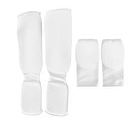 idqwsswt Protezioni per l'allenamento Optimal Comfort, cuscinetti per le | protezioni nere per un prolungato, traspiranti per il collo del piede, per lo sparring in maglia
