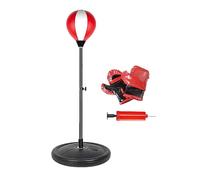 idqwsswt Sacco da Boxe Adatto ai Giovani, Progettato per Bambini e | attivi sia all'interno che all'esterno. Base stabile: la base del set sportivo per esercizi di boxe può essere riempita con