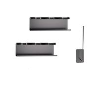 idqwsswt Set da 2 pezzi, portaoggetti per bottiglie d'acqua, design magnetico, forte assorbimento, anticaduta, resistente per la stanza, stoccaggio