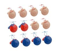 idqwsswt Set musicale Clap Board da 12 pezzi, nacchere per le dita, per coinvolgere i bambini nell'apprendimento del o come strumento musicale in classe. Il