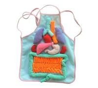 idqwsswt Strumento di apprendimento Grembiule per organi 3D per bambini che scoprono gli organi interni, promuovendo il coinvolgimento e la comprensione della , Rosa , 30.8x35.7 cm