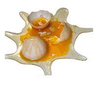 idqwsswt Supporto per Uova con Tasca a Sorpresa. Colazione Regolabile in frantumi per Le marachelle e Le sorprese dei Bambini per Il Giorno del Pesce d'oro.