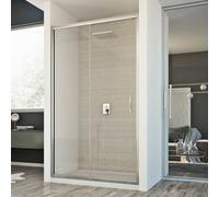BOX CABINA DOCCIA NICCHIA PARETE PORTA 1 ANTA CRISTALLO SCORREVOLE DA 97 A 152CM