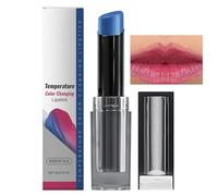 Idratante - balsamo per rossetto che cambia colore, lunga durata, tinta resistente alle sbavature | Accessorio per trucco cosmetico accattivante blu nero per incontri party ufficio donne ragazze