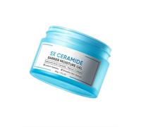 Idratante, idratante per tutta la pelle, viso con 5 ceramidi, idratante, fragrance non comedogenic, set di pennelli per il viso (bianco, taglia unica)