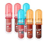 Idratante Lip Gloss, Nourishing Lip Balm Gloss Set Of 6, Non Greasy Lipstick Collection, 4,7 ml X 6 pezzi Perfect For Travel, Incontri, Friends Gatherings, Commuting, And Weddings