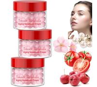 Idratante per il viso a base di capsule di pomodoro, crema idratante per il viso a base di pomodoro, crema di capsule rivitalizzante per la pelle per l'opacità e la secchezza (3pcs)