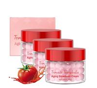 Idratante per il viso a base di capsule di pomodoro, crema idratante per il viso al pomodoro, per rassodare la pelle e renderla più giovane, per uomini e donne. (3pcs)