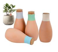 Idratante per piante - Tubo in ceramica, Imbuto per acque profonde | del a goccia, bacchetta per la conservazione delle piante d'appartamento, Convertitore di bottiglia autoregolante
