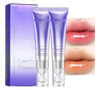 idratante rimpolpante e antirughe per le labbra, olio rimpolpante per labbra che cambia colore, maschera lucida, idratante e riduce le rughe sottili (2pcs)