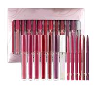 Idratazione Lip Gloss - Idratazione impermeabile a lunga durata, strumento di trucco lungo, lungo lasting non--Fading Waterproof Lip Makeup Set | Strumento di trucco per feste estive Date Nights