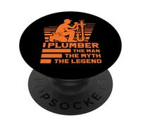 Idraulico l'uomo il mito la leggenda PopSockets PopGrip Adesivo