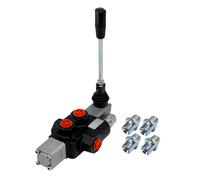 Idraulico Monoblocco Valvola 1 Banca 3/8 " Bsp 45 L / Minuto Doppio Agendo Molla