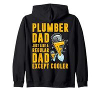 Idraulico papà Proprio Come Un Normale papà Tranne Gli Uomini più Freddi Felpa con Cappuccio