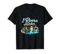 Idraulico Rivera Pun Fiumi Script Grafica Maglietta