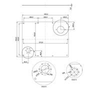 Idraulico Serbatoio IN Acciaio Con Tappo Scarico, Pre-forato Coperchio E Gasket,