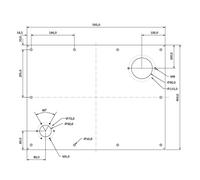 Idraulico Serbatoio IN Acciaio Con Tappo Scarico, Pre-forato Coperchio E Gasket,
