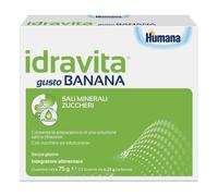 Humana Idravita Integratore Alimentare 12 Bustine Gusto Banana