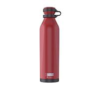 IDRINK® - b-evo Bottiglia termica rivoluzionaria, 3 pareti, bottiglia in acciaio inossidabile con doppio tappo, 500 ML (SCARLATTO TIZIANO)