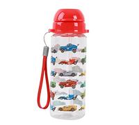 IDRINK® - Borraccia da 400 ml, motivo per bambini, con cannuccia (CARS)