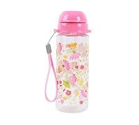 IDRINK® - Borraccia da 400 ml, motivo per bambini, con cannuccia (FAIRY)