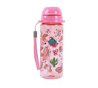 IDRINK® - Borraccia da 400 ml, motivo per bambini, con cannuccia (UNICORN)
