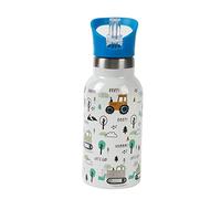 IDRINK® - Bottiglia termica rivoluzionaria KIDS, 2 pareti, bottiglia in acciaio inossidabile capacità 350 ml KIDS (TRUCK)