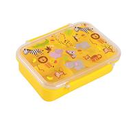 IDRINK®- Lunch box con divisorio, forchetta e cucchiaio 18.5 x 13.4 x 6 cm (ANIMALS)