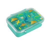 IDRINK®- Lunch box con divisorio, forchetta e cucchiaio 18.5 x 13.4 x 6 cm (DINO)