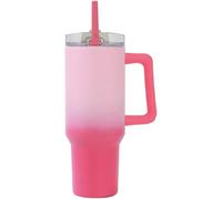 IDRINK - Tumbler borraccia termica da viaggio, 1,2 Lt con manico e cannuccia