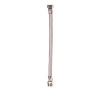 Idro Bric Attacchino flessibile 30 cm 1/2" M/F in acciaio 11626