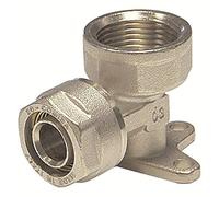 IDRO BRIC Idrobric - Gomito Femmina con Staffa Diam.1/2x16 per Multistrato - N1709 15