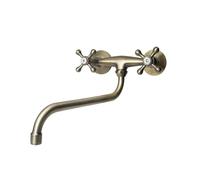 IDRO BRIC Idrobric - Gruppo lavello Attacco Parete Serie Etoile Vecchio Ottone - J46301