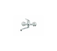 Idro Bric Rubinetto Miscelatore Lavello fissaggio parete cromato lucido serie Jolly J46155