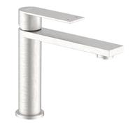 Miscelatore lavabo Idro Bric SCARUB1500AC SOLAR Spazzolato argento