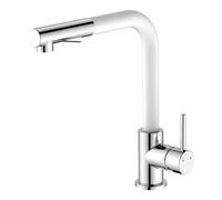 Idro Bric Miscelatore lavello doccetta estraibile PHOENIX Cromo e Bianco