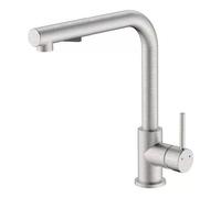 Idro Bric Miscelatore lavello monocomando PHOENIX Doppio Getto Acciaio