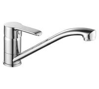 RUBINETTO MISCELATORE IDROBRIC CON BOCCA GIREVOLE PER LAVELLO O LAVABO MONOFORO,