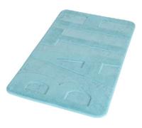 Idro Bric Tappetino Bagno 40 x 75 cm scritta Bath colore Azzurro TABA4575AZ