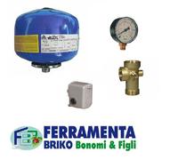 Idro Kit Idrosfera ELBI 24Lt Pressostato Manometro Raccordo Tee 5 Vie Autoclave