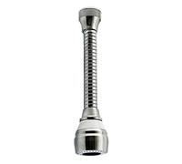 Idroblok 03034728 Aeratore a Snodo 2 Getti, Lungo, Cromato