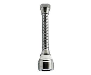 Idroblok 03034728 Aeratore a Snodo 2 Getti, Lungo, Cromato
